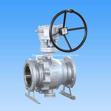 Cast Steel Trunnion Mounted Ball Valve